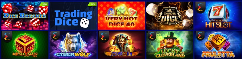 DICE slot games